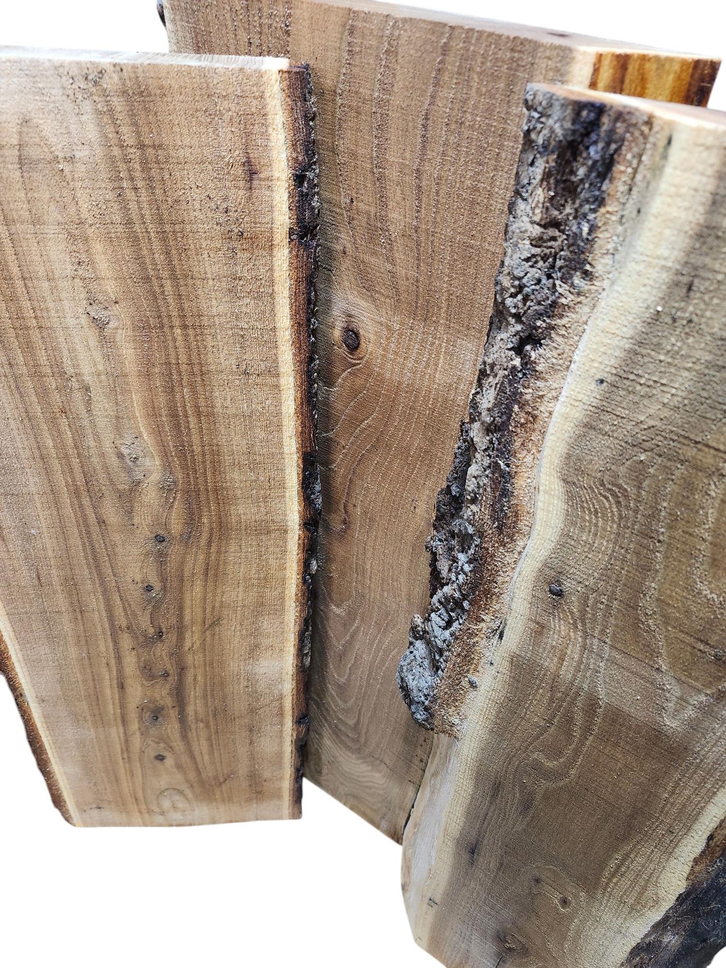 Elm Live Edge Wood Slabs Kiln Dried - Rough Sawn or Surfaced
