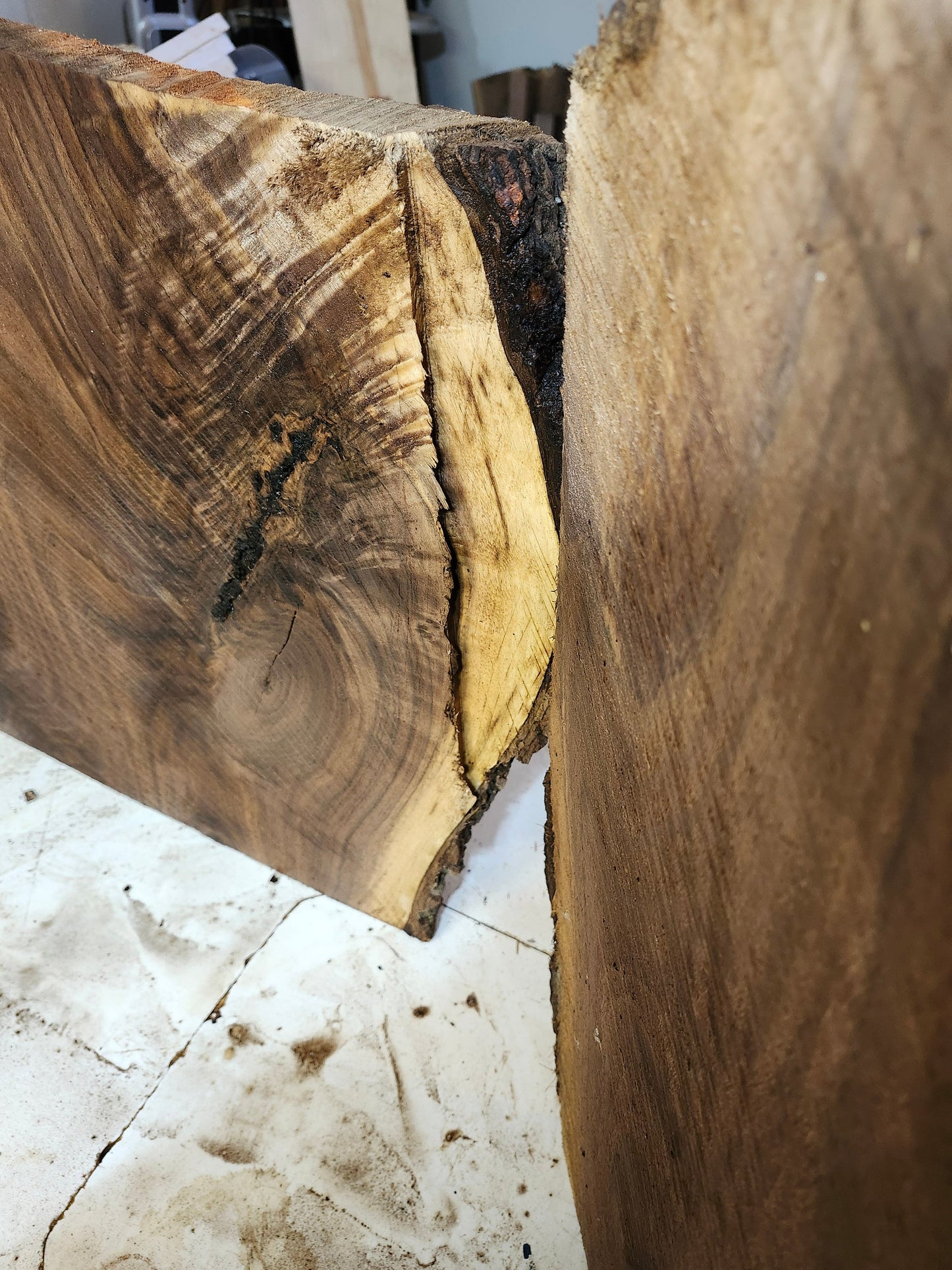 Black Walnut Live Edge Slabs **2 PACK**Rustic**FREE SHIPPING**