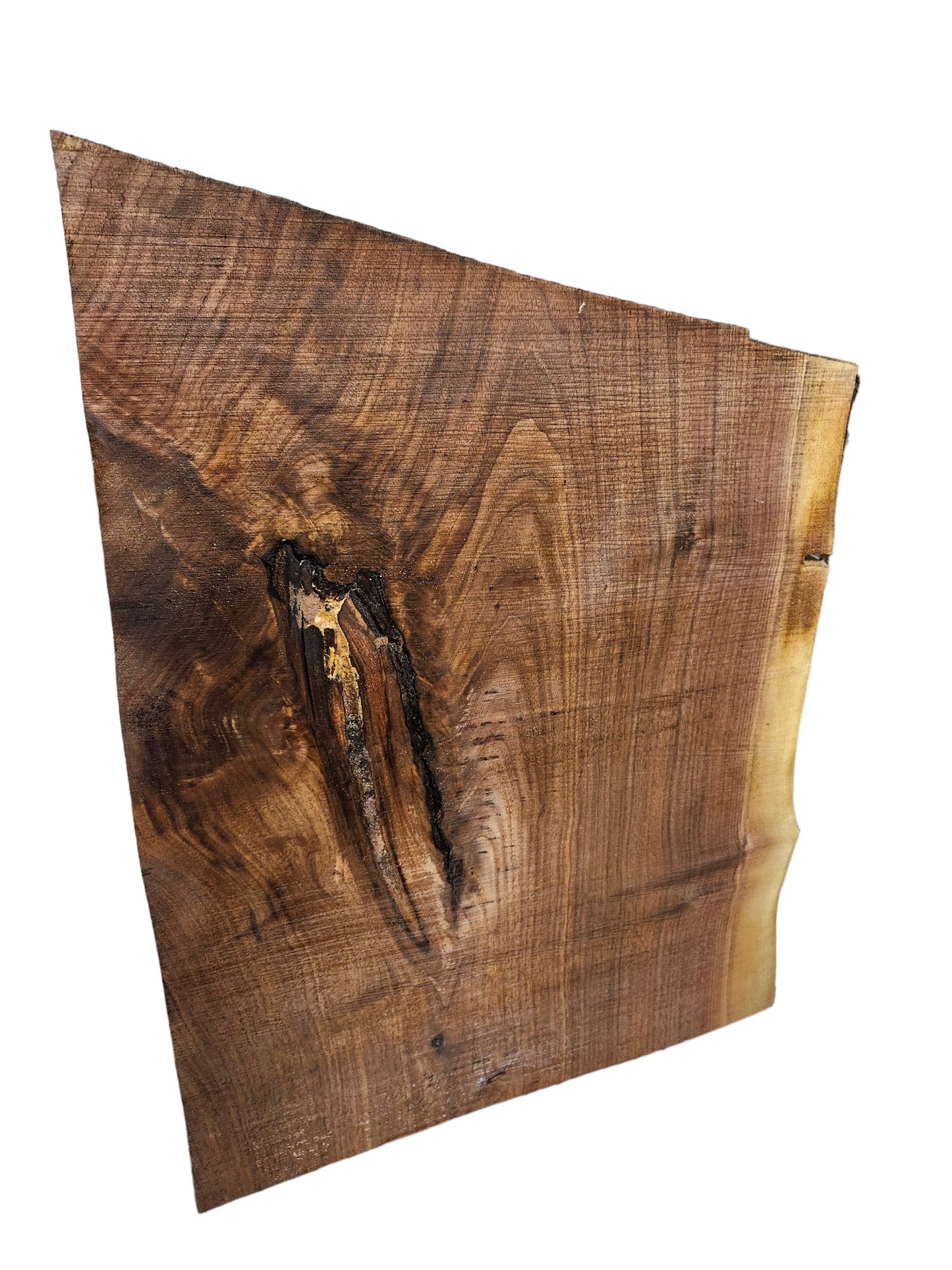 Rustic Figured Black Walnut Live Edge Slabs**FREE SHIPPING**