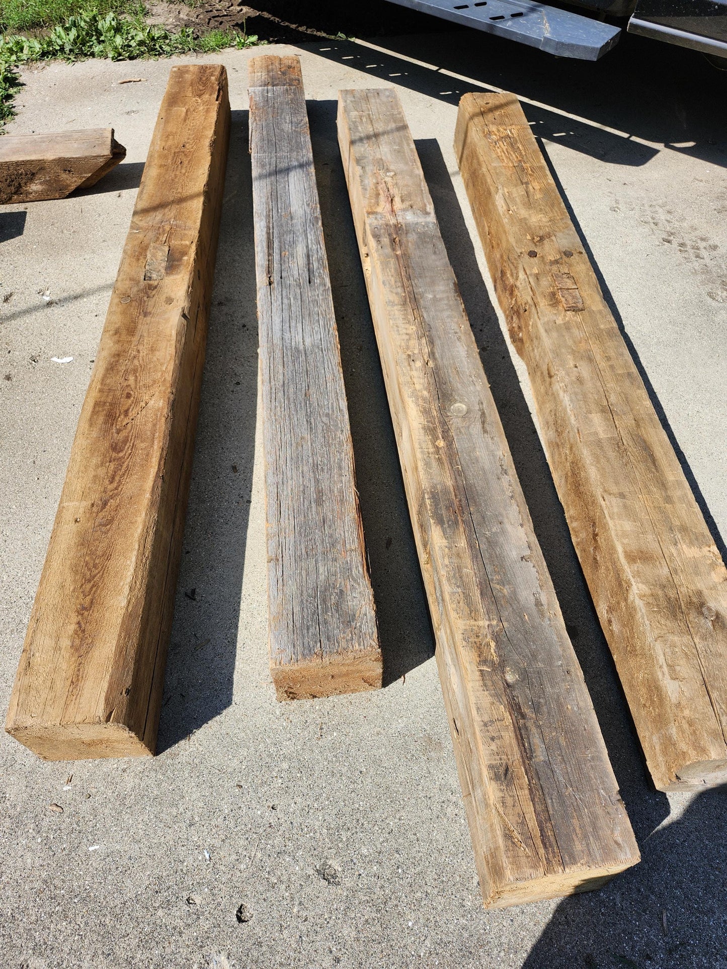 Reclaimed Barnwood Beams and Mantels 6x6 and 8x8