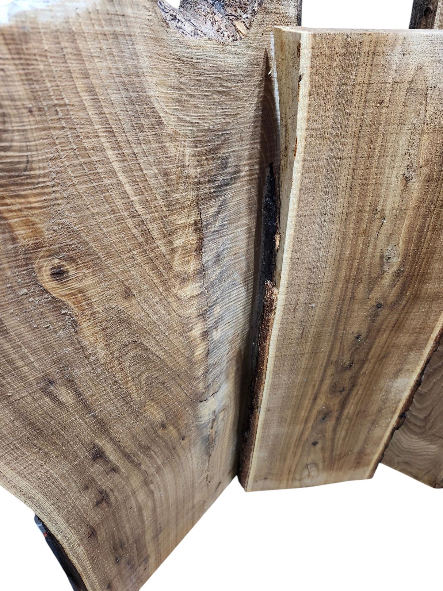 Elm Live Edge Wood Slabs Kiln Dried - Rough Sawn or Surfaced