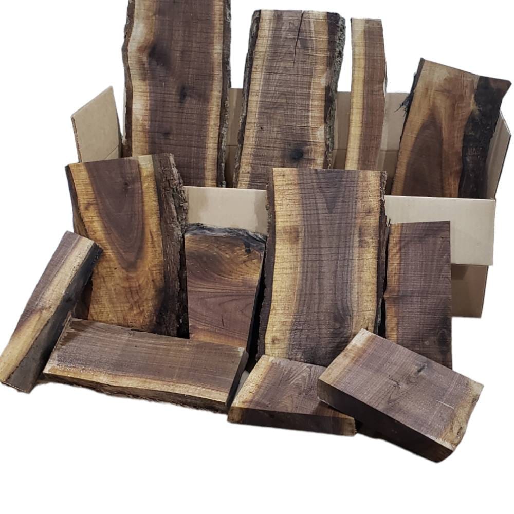 Walnut Live Edge Assortment Box 25-28 lb