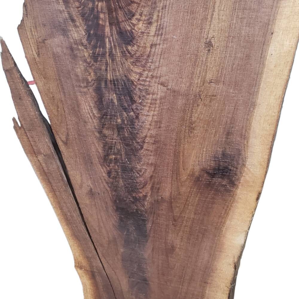 Walnut Live Edge Crotch Figure Slab (#2)