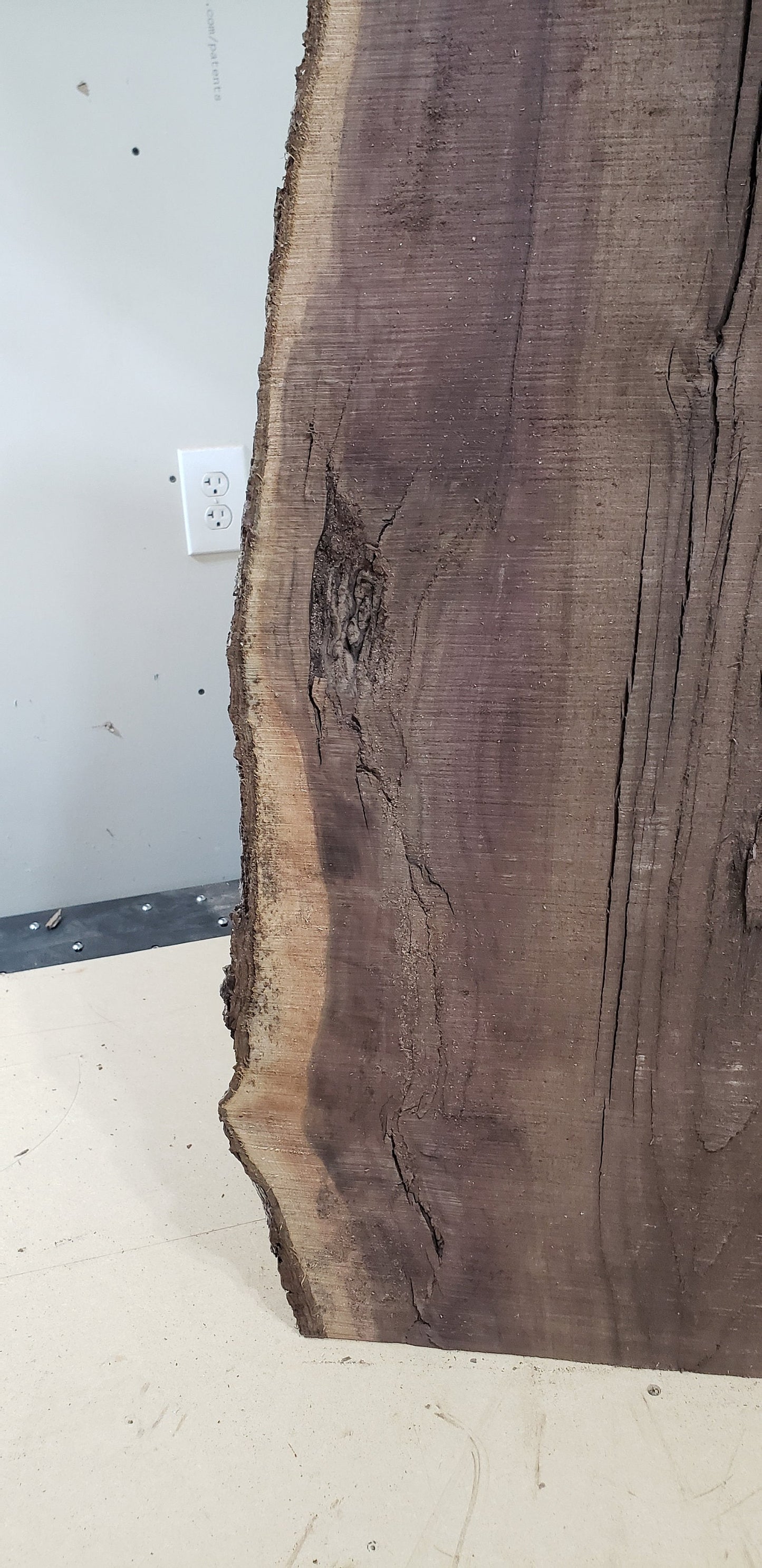 Rustic Live Edge Walnut Slab (#R5)