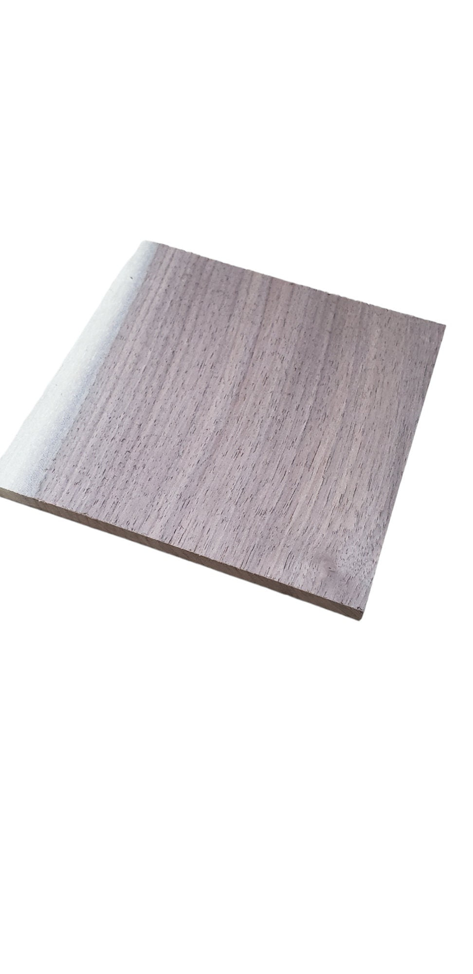 10 Piece - 1/4" Thick Walnut Craft Square Pack - Perfect coaster blanks and lasers engravers!